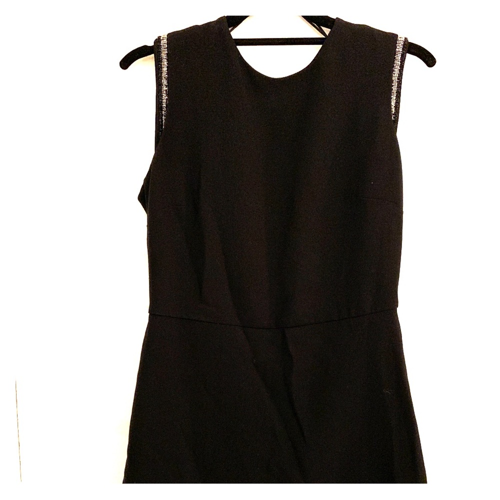 Mango - Black open back dress Size 6